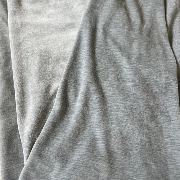 Calvin Klein Gray Performance Women's Size M -Taper Leg Plush Soft Velour Pants - Picture 6 of 8